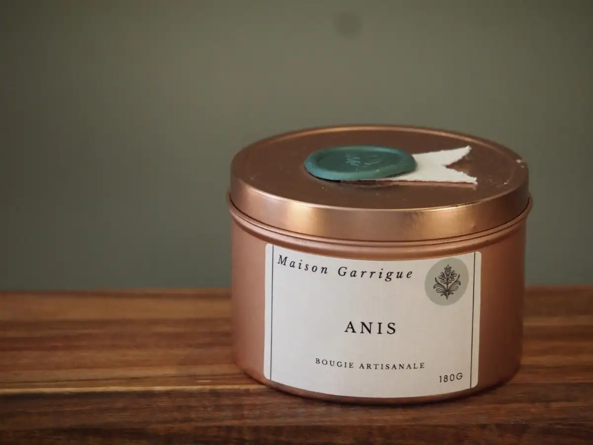 Bougie artisanale Maison Garrigue Anis